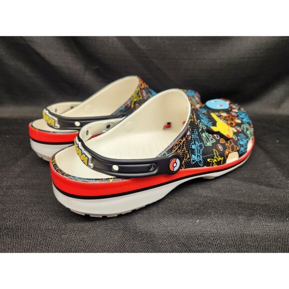 Crocs Men\'s Pokemon Print Classic Clog 211343-90H Size 13 NEW WITH TAGS!